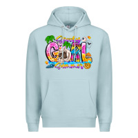 Blue Mist spooky girl summer Premium Hoodie - CowhideDigitalArt