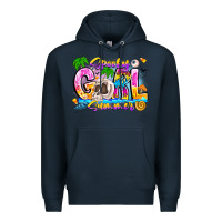 Navy spooky girl summer Premium Hoodie - CowhideDigitalArt