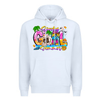 White spooky girl summer Premium Hoodie - CowhideDigitalArt