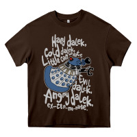 Chocolate Brown Little can of hate movie special dalek Heavy Core Tee - maiPhamDesign