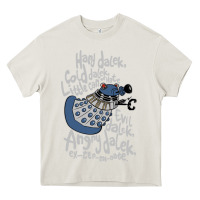 Cream Little can of hate movie special dalek Heavy Core Tee - maiPhamDesign