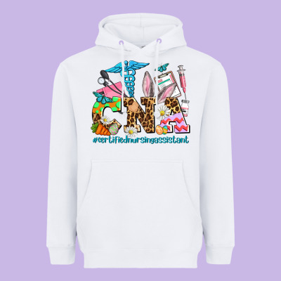Easter Cna Certified Nursing Assistant Heavyweight Hoodie Designed By Adodesignshop