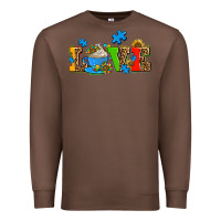 Chestnut autism coffee cup with sunflower Premium Sweatshirt - AdoDesignShop