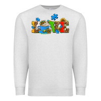 Oatmeal Heather autism coffee cup with sunflower Premium Sweatshirt - AdoDesignShop