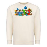 Sandshell autism coffee cup with sunflower Premium Sweatshirt - AdoDesignShop