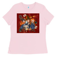 Bubblegum Pink wizard kids with glitter Ladies Tee - TumblerDesignByShophia