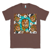 Chestnut lion with leopard and cowhide pattern Classic Tee - TumblerDesignByShophia