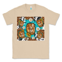 Mushroom lion with leopard and cowhide pattern Classic Tee - TumblerDesignByShophia