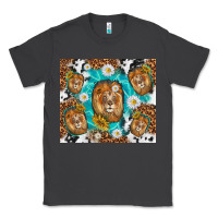 Smoke lion with leopard and cowhide pattern Classic Tee - TumblerDesignByShophia