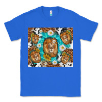 True Royal lion with leopard and cowhide pattern Classic Tee - TumblerDesignByShophia