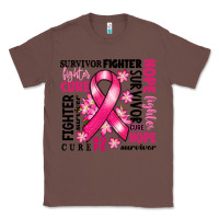 Chestnut survivor breast cancer ribbon Classic Tee - RanaPortraitStore