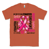 Copper survivor breast cancer ribbon Classic Tee - RanaPortraitStore