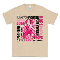 Mushroom survivor breast cancer ribbon Classic Tee - RanaPortraitStore