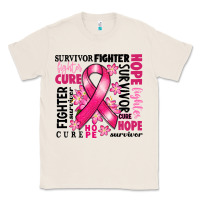 Natural survivor breast cancer ribbon Classic Tee - RanaPortraitStore