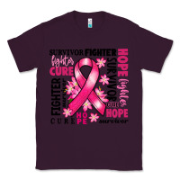 Plum survivor breast cancer ribbon Classic Tee - RanaPortraitStore