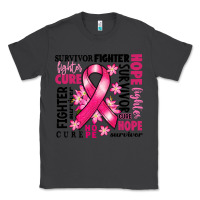 Smoke survivor breast cancer ribbon Classic Tee - RanaPortraitStore