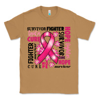 Toasted Coconut survivor breast cancer ribbon Classic Tee - RanaPortraitStore