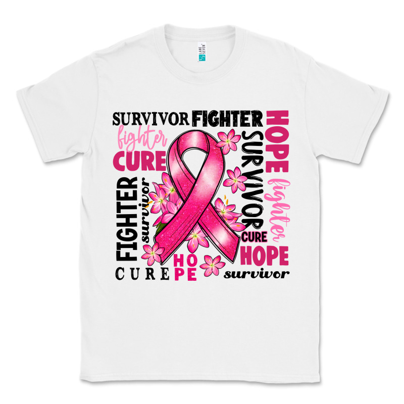 Survivor Breast Cancer Ribbon Classic Tee by RanaPortraitStore | Teevron