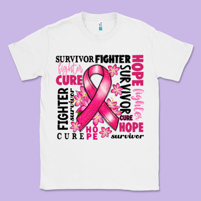 Survivor Breast Cancer Ribbon Classic Tee Designed By Ranaportraitstore