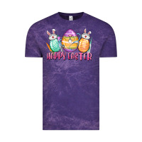Cloud Purple Happy Easter Nurse eggs Easter Day Vintage Tee - CowGirlArtShop