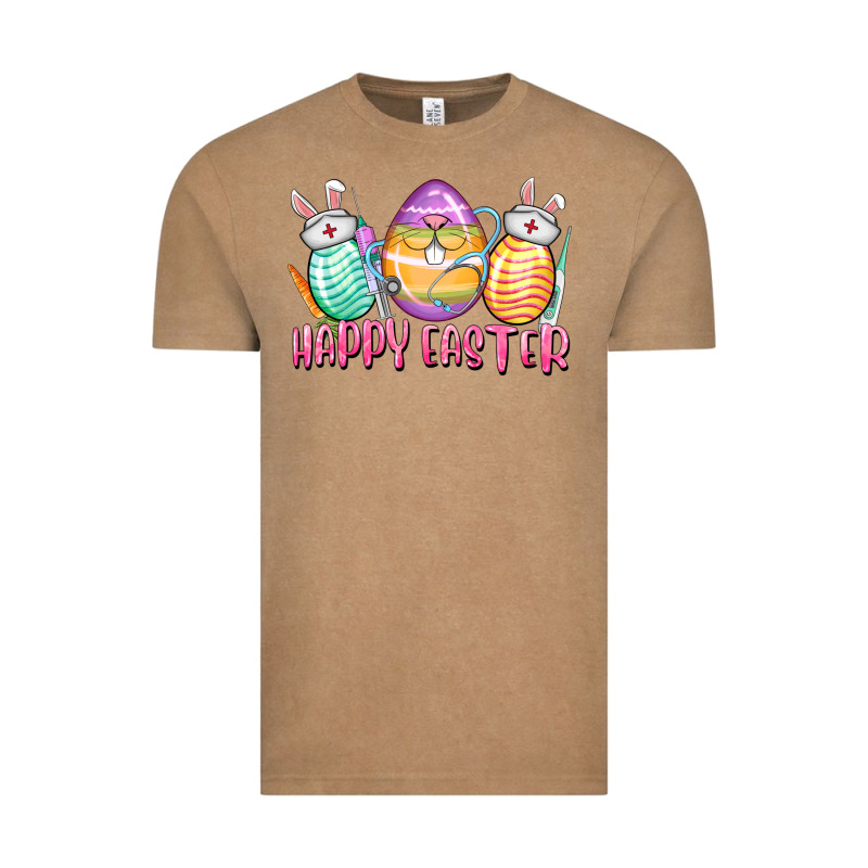 Happy Easter Nurse Eggs Easter Day Vintage Tee by CowGirlArtShop | Teevron