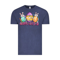 Vintage Denim Happy Easter Nurse eggs Easter Day Vintage Tee - CowGirlArtShop