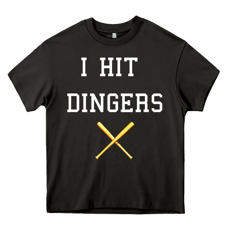 I Hit Dingers Baseball Heavy Core Tee by maiPhamDesign | Teevron