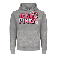 Cloud Rock Think pink Cancer Awareness Vintage Hoodie - FaDigitalArtStudio