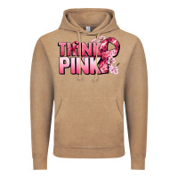 Vintage Coffee Think pink Cancer Awareness Vintage Hoodie - FaDigitalArtStudio