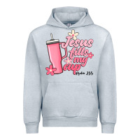 Heather Grey jesus fills my cup Urban Hoodie - JahusDesignShop