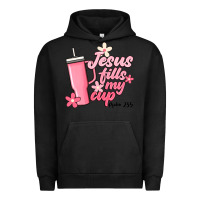 Pigment Black jesus fills my cup Urban Hoodie - JahusDesignShop