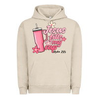 Pigment French Oak jesus fills my cup Urban Hoodie - JahusDesignShop