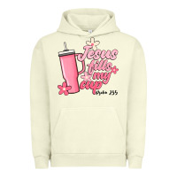 Pigment Pistachio jesus fills my cup Urban Hoodie - JahusDesignShop