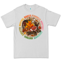 Dove Grey Boots flannels bonfires leggins football Premium Tee - NancyCooperArtShop