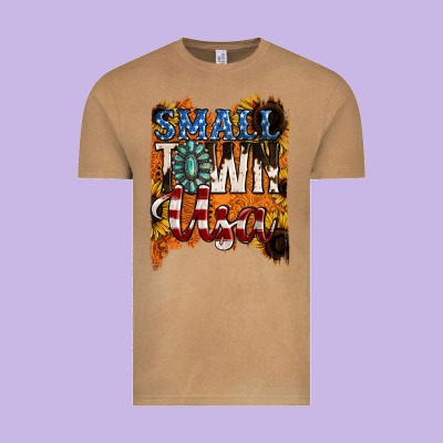 Small Town Usa Gemstone Vintage Tee Designed By Jasminsmagicworld