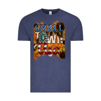 Vintage Denim small town usa gemstone Vintage Tee - Jasminsmagicworld