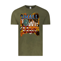 Vintage Olive small town usa gemstone Vintage Tee - Jasminsmagicworld