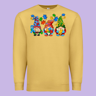 Autism Gnomes Premium Sweatshirt Designed By Adodesignshop