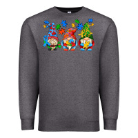 Charcoal Heather autism gnomes Premium Sweatshirt - AdoDesignShop