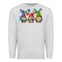 Dove Grey autism gnomes Premium Sweatshirt - AdoDesignShop