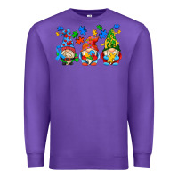 Purple autism gnomes Premium Sweatshirt - AdoDesignShop
