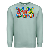 Seafoam autism gnomes Premium Sweatshirt - AdoDesignShop