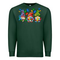 Sports Green autism gnomes Premium Sweatshirt - AdoDesignShop