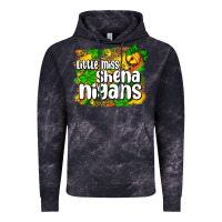 Cloud Black St. Patrick's Little miss shenanigans Vintage Hoodie - OliviaCreatesArt