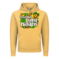 Vintage Mustard St. Patrick's Little miss shenanigans Vintage Hoodie - OliviaCreatesArt