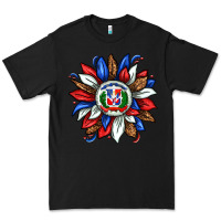 Black dominican sunflower Premium Tee - texasbilliewilder