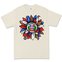 Bone dominican sunflower Premium Tee - texasbilliewilder