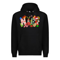 Black Noel Afro Girl Baby Premium Hoodie - CowhideDigitalArt