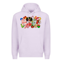 Lilac Noel Afro Girl Baby Premium Hoodie - CowhideDigitalArt