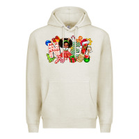 Oatmeal Heather Noel Afro Girl Baby Premium Hoodie - CowhideDigitalArt